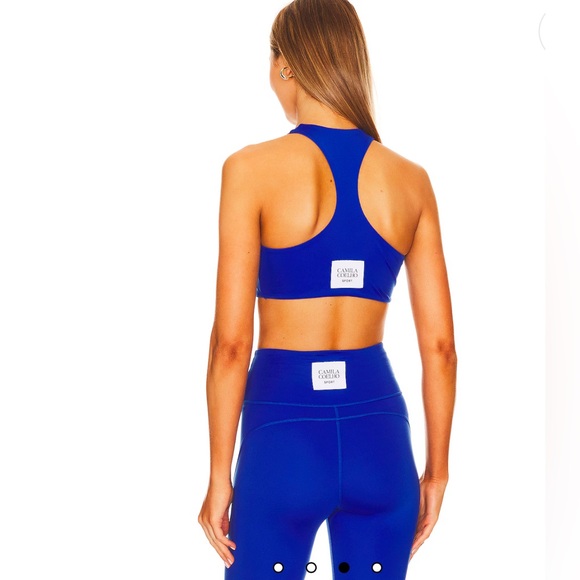 Camila Coelho Bella Sports Bra in Royal Blue - Picture 4 of 4